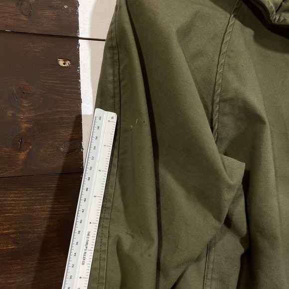 Vintage 60s 70s US Military USAF Field Jacket OG-107 Men's Small - Picture 10 of 11